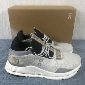 ON Running Cloud Cloudnova Women's White Sand Running Sneakers